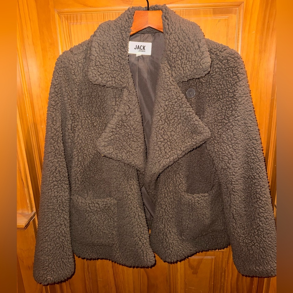 BB DAKOTA Jack “Speak Now” Sherpa Jacket - size medium